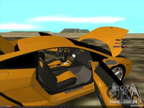 Lamborghini Gallardo para GTA San Andreas