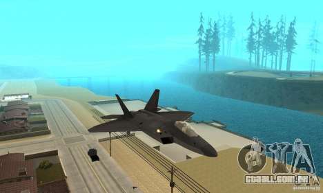 F-22 Black para GTA San Andreas