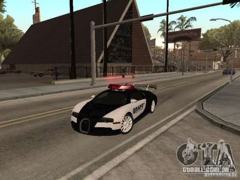 Bugatti Veyron Police para GTA San Andreas