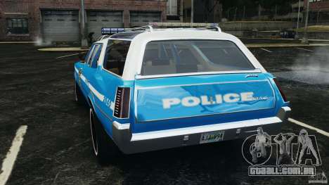 Oldsmobile Vista Cruiser 1972 Police v1.0 [ELS] para GTA 4