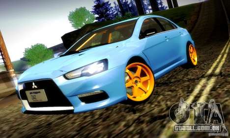 Mitsubishi Lancer Evo X Tuned para GTA San Andreas