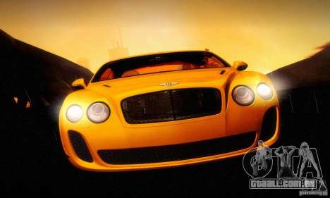 Bentley Continental Supersports para GTA San Andreas