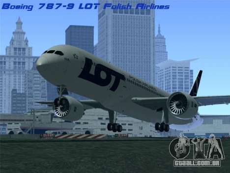 Boeing 787-9 LOT Polish Airlines para GTA San Andreas