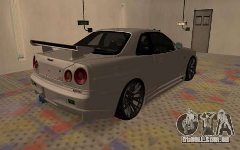 Nissan Skyline R34 para GTA San Andreas