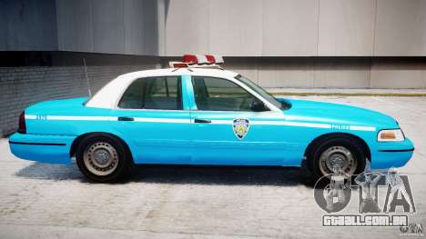 Ford Crown Victoria Classic Blue NYPD Scheme para GTA 4