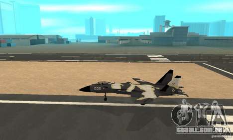 Su-47 "berkut" Cammo para GTA San Andreas