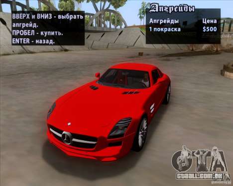 Mercedes-Benz SLS AMG V12 TT Black Revel para GTA San Andreas