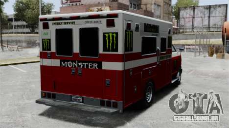 Primeiros socorros Monster Energy para GTA 4