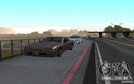 Polícia sobre a ponte de San Fiero_v. 2 para GTA San Andreas