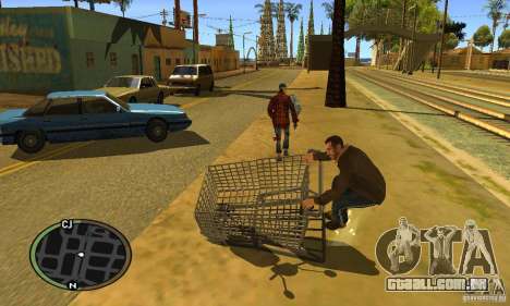 Shopping Cart Faggio V2 para GTA San Andreas