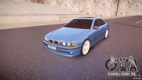 BMW 530I E39 e63 white wheels para GTA 4