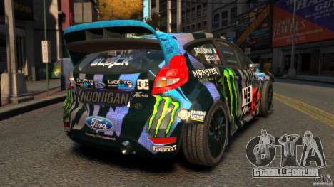 Ford Fiesta Rallycross Ken Block (Hoonigan) 2013 para GTA 4
