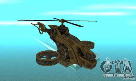 Um helicóptero do jogo TimeShift Brown para GTA San Andreas