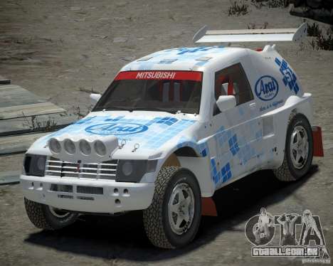 Mitsubishi Pajero Proto Dakar EK86 vinil 3 para GTA 4