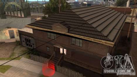Nova casa CJ (Cj nova casa GLC prod v 1.1) para GTA San Andreas