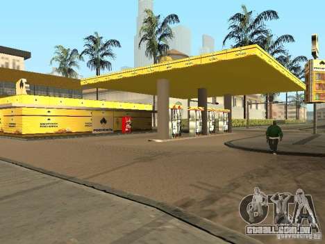 Novos postos de gasolina de texturas para GTA San Andreas