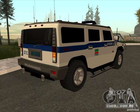 Hummer H2 DPS para GTA San Andreas