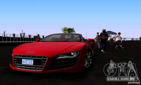 Audi R8 Spyder para GTA San Andreas