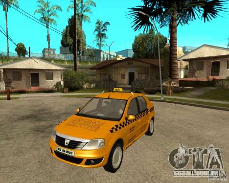 Dacia Logan Taxi Bucegi para GTA San Andreas