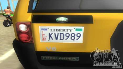 Land Rover Freelander para GTA Vice City