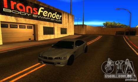 BMW M3 E46 TUNEABLE para GTA San Andreas