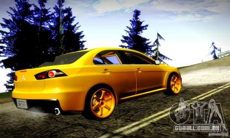 Mitsubishi Lancer Evo X Tuned para GTA San Andreas