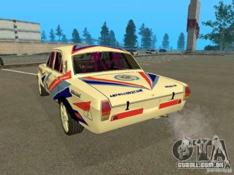 Volga GAZ 24-10 Rally para GTA San Andreas