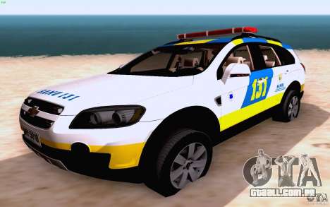 Chevrolet Captiva Police para GTA San Andreas
