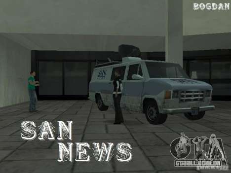 SFnews ou a oportunidade de dar uma entrevista para GTA San Andreas