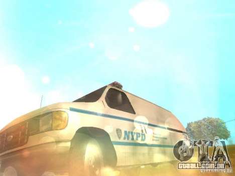 Ford E-150 NYPD Police para GTA San Andreas