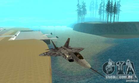 YF-22 Starscream para GTA San Andreas