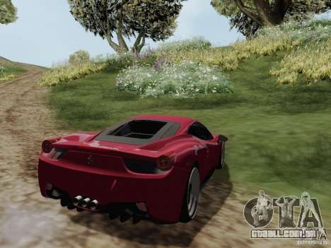 Ferrari 458 Italia para GTA San Andreas