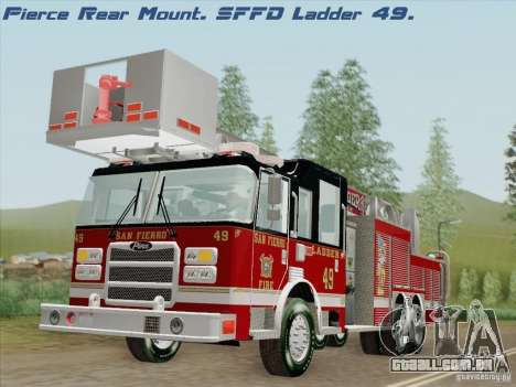 Pierce Rear Mount SFFD Ladder 49 para GTA San Andreas