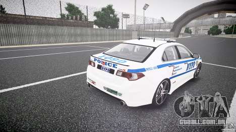 Honda Accord Type R NYPD (City Patrol 1090) ELS para GTA 4