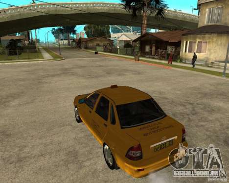 2170 LADA "priora" táxi para GTA San Andreas