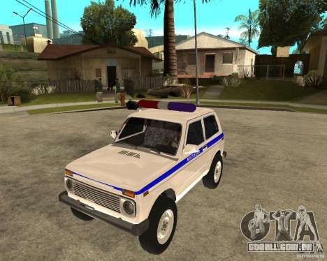 VAZ 2121 polícia para GTA San Andreas
