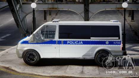 Ford Transit Polish Police [ELS] para GTA 4