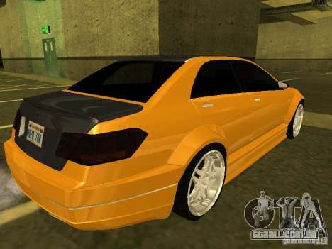 GTAIV Schafter Modded para GTA San Andreas