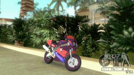 Yamaha FZR 750 midnight black para GTA Vice City