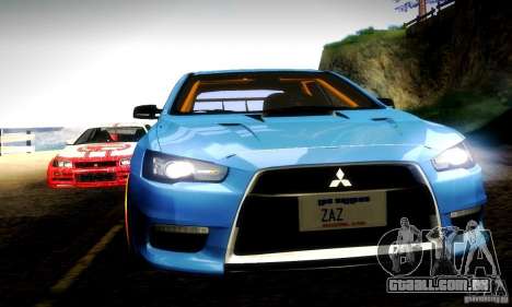 Mitsubishi Lancer Evo X Tuned para GTA San Andreas