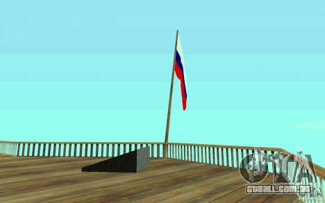 A bandeira da Rússia no Chiliad para GTA San Andreas