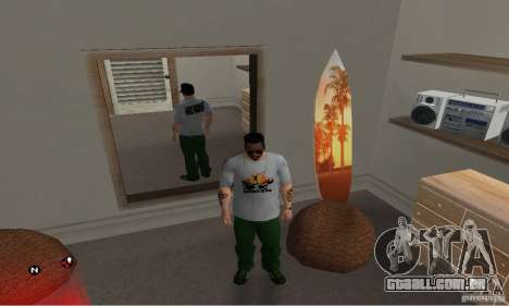 Dia verde t-shirt para GTA San Andreas