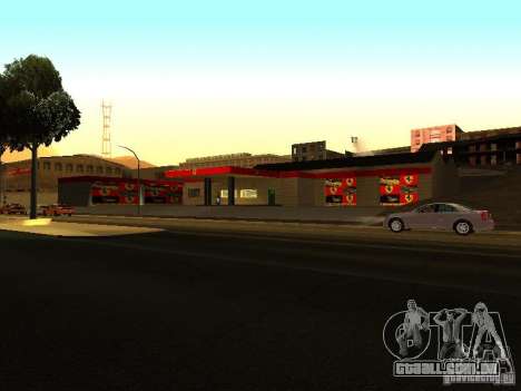 A garagem da Ferrari em Dorothy para GTA San Andreas