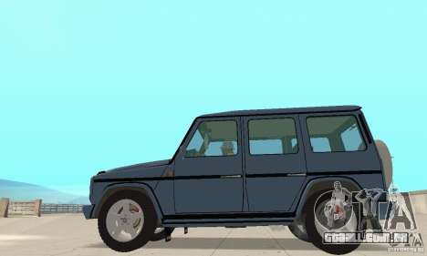 Mercedes-Benz G500 1999 v 1.1 não kengurâtnika para GTA San Andreas