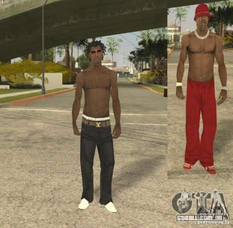 Afro-American Boy para GTA San Andreas