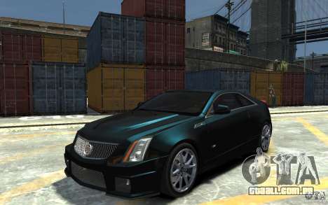Cadillac CTS-V Coupe 2011 v.2.0 para GTA 4
