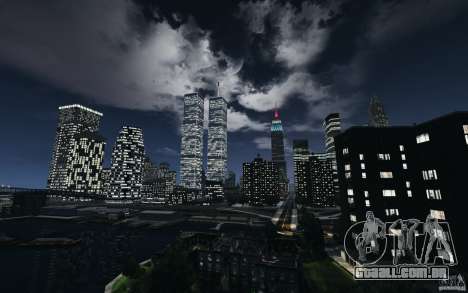 Telas de menu e inicialização de Liberty City em para GTA San Andreas