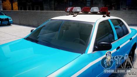 Ford Crown Victoria Classic Blue NYPD Scheme para GTA 4