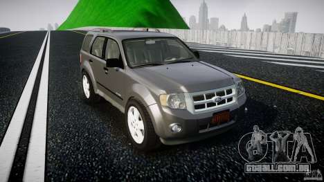 Ford Escape 2011 Hybrid Civilian Version v1.0 para GTA 4