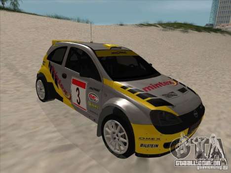 Opel Rally Car para GTA San Andreas